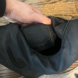 Coach Black Nylon Shoulder Bag